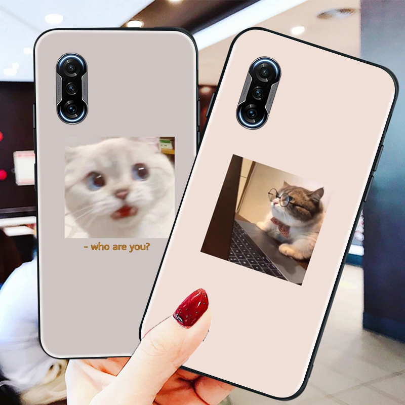 

Phone Case For Xiaomi POCO X3 Pro X3 NFC F3 Pro GT M3 Pro For POCO F3 GT Funda Cute Animal Cat Cases Coque