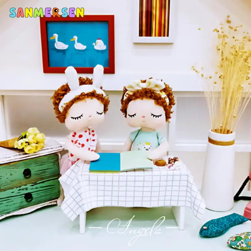 34 см кудрявый Ангел плюшевые мягкие милые кролики животные для детей игрушки