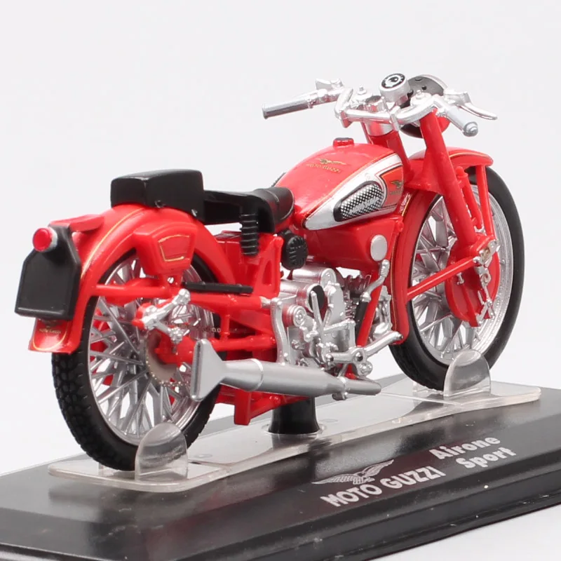 Крошечный винтажный мотоцикл в масштабе 1/24 гоночный велосипед Guzzi Airone Спортивная