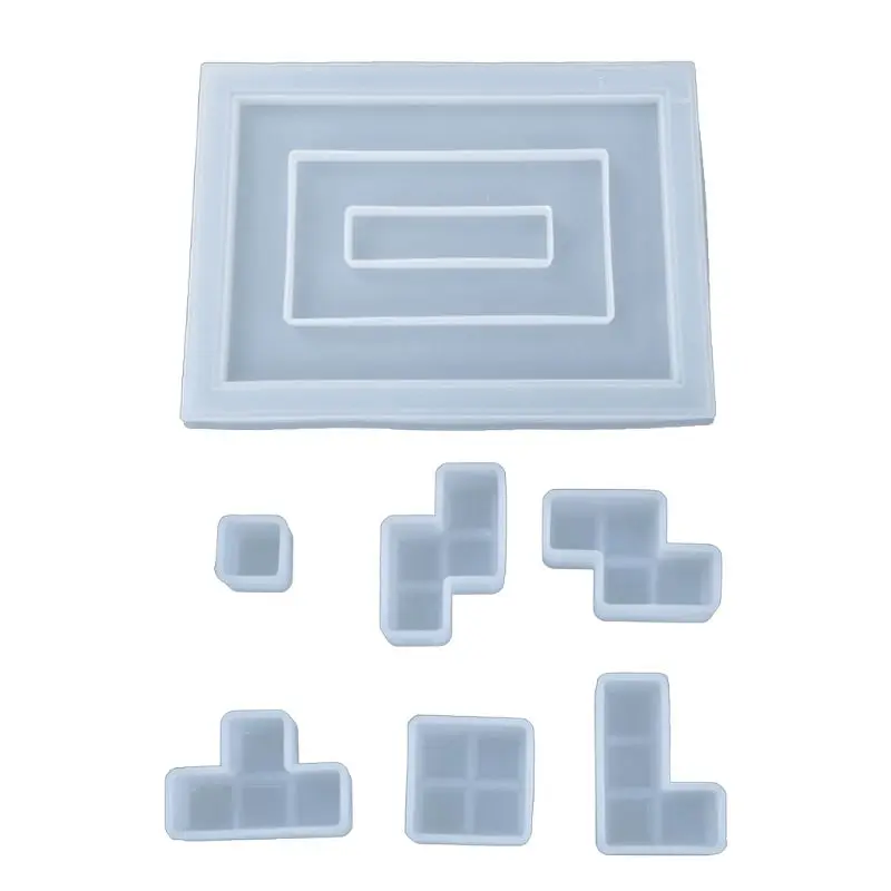 

Crystal Epoxy Resin Mold Casting Silicone Mould Handmade DIY Crafts Decorations Making Tools