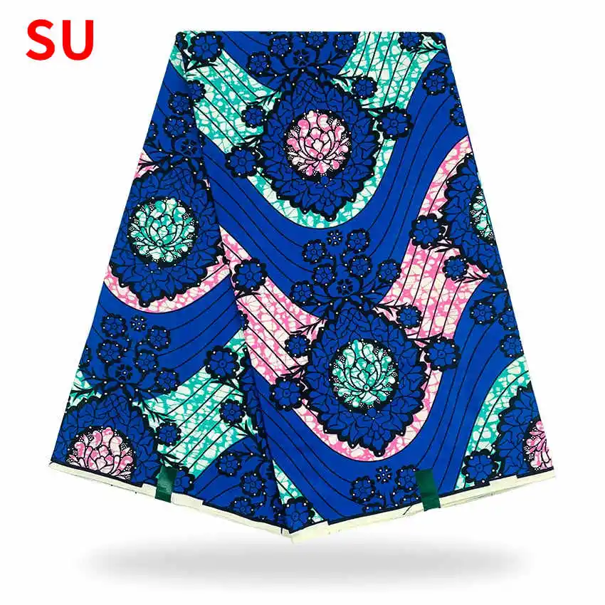 

new high quality soft african wax print fabric Blesing african wax fabric 100% cotton African fabric
