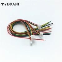 10pcs mini micro jst 1 25 2345678910 pin female plug connector with wire single head 10cm cable 28awg 1 25mm