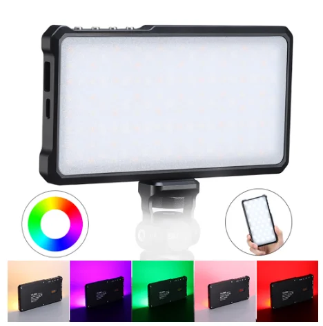 VIJIM VL 3 3000 6500k CRI 96 Полный Цвет RGB светодиодный видео светильник свет DSLR с круглым