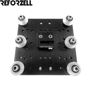 reprap 3d printer cnc c beam gantry plate xlarge set v wheel tr88 anti backlash nut kit free global shipping