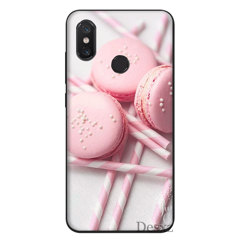Мобильный чехол для телефона из ТПУ Xiaomi Redmi Note 4 4X5 6 7 Pro 5A Обложка розового цвета с