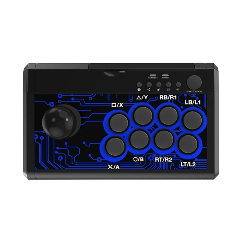

7In1 2.4M USB Wired Rocker Retro Arcade Station Fighting Stick Game Joystick for PS4 Switch for XBoxOne PC Android Games