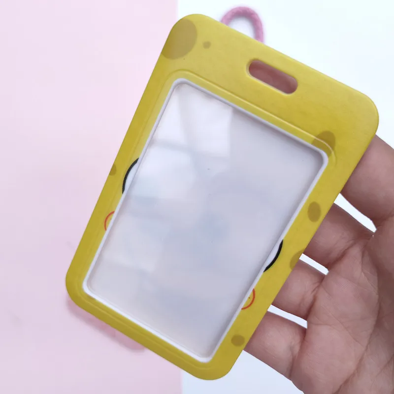 

Cartoon Animation Business Card Holder Cute Spongebob Credit Card Holders Bank Id Holders Badge Child Bus Card Cover Case