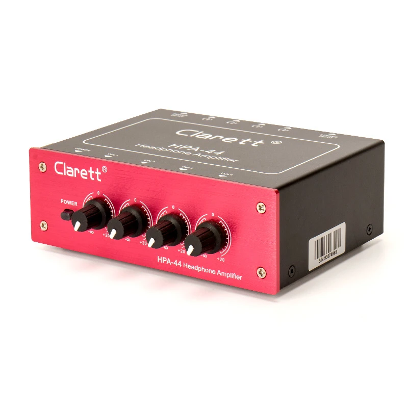 

Clarett HPA44 8-канальный звукозаписывающий студийный сплиттер для наушников, усилитель для динамика наушников. Максимальное усиление: 20 дБ