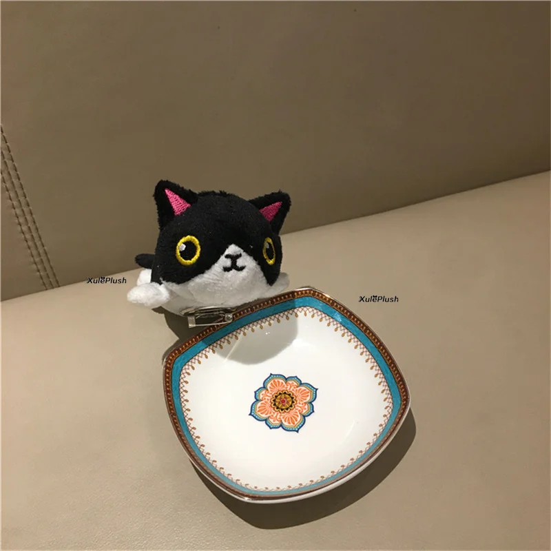 Маленькая 9 см новый дизайн кошка плюшевая игрушка с набивным животным Детские