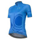 Казахстан, новинка 2022, летняя синяя велосипедная кофта, женские короткие топы для езды на велосипеде и шоссе, синяя гоночная одежда, быстросохнущая