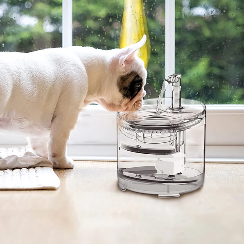 

1.5L Electric Active Oxygen Fountain Water Feeder Cat Dogs Automatic Circulation Water Drinker
