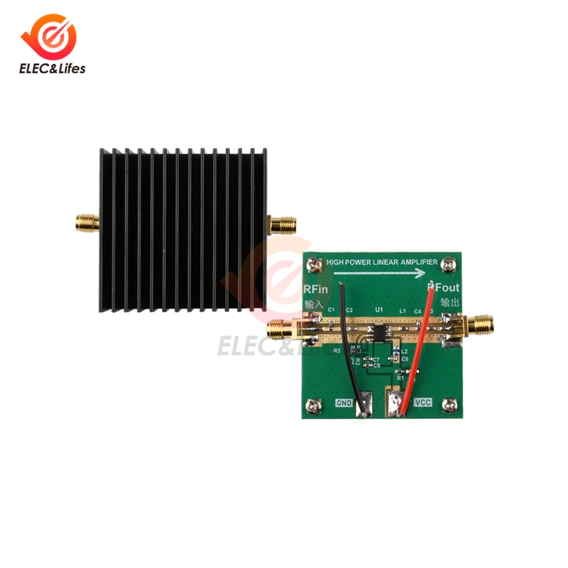RF2126 400MHZ 2700MHZ широкополосная RF Мощность усилитель 2 4 ГГц 1 Вт светодиодные лампы