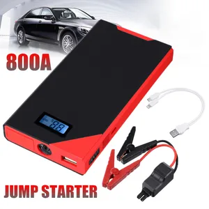 10000 мАч автомобильный стартер Power Bank 800A Портативный Автомобильный Аккумулятор Booster Зарядное устройство 12 В пусковое устройство бензиновый дизельный автомобильный стартер