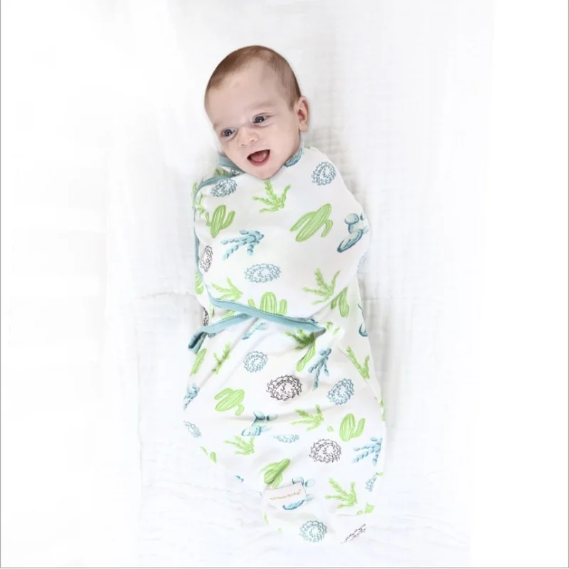 

1PC Newborn cotton 06-wrapped + baby cotton confinement blanket bedding sleeping bag sleeping cartoon cute