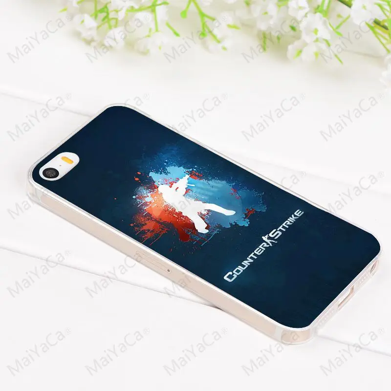 Чехол для телефона MaiYaCa cs go С Пистолетной игрой для iPhone 6S 6plus 7plus 8 8Plus X XS XR 5 5S 11pro max 11pro чехол