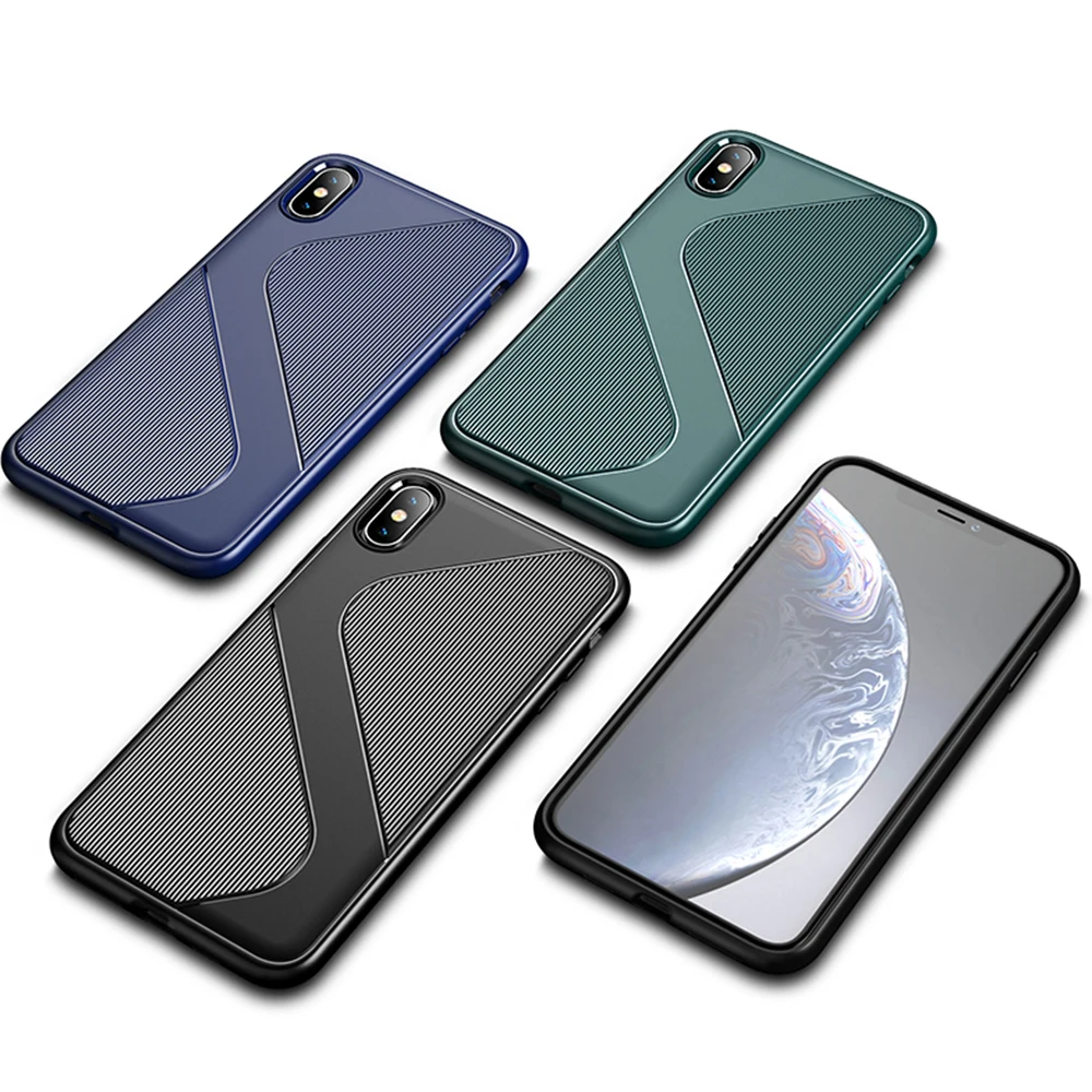 Силиконовый роскошный чехол для IPhone XS Max XR X S R Xsmax мягкий ТПУ с полным покрытием Apple