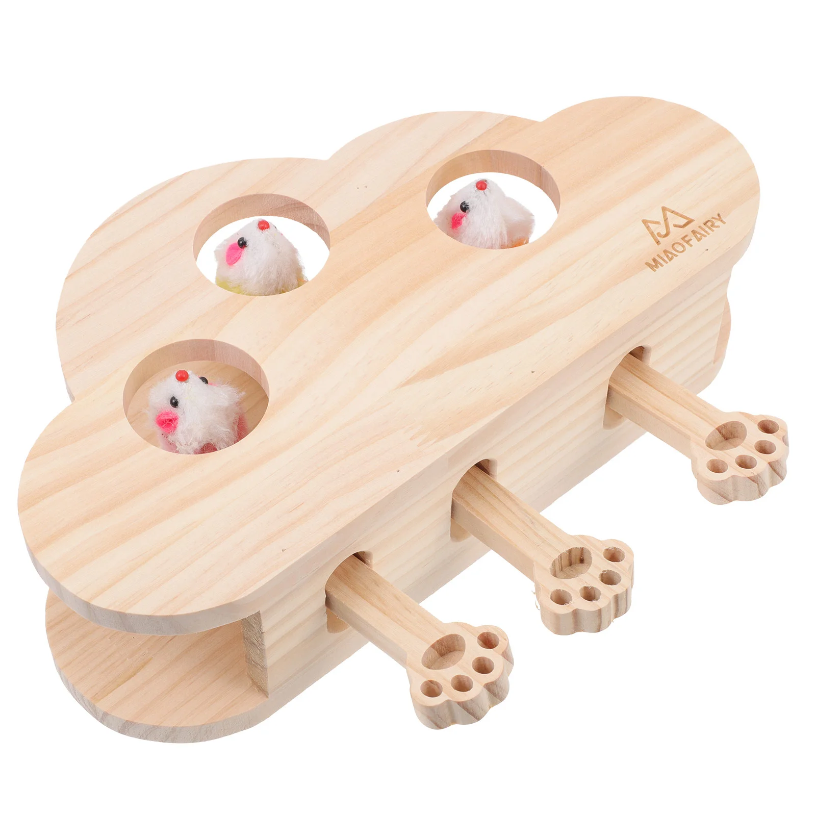 

Cat Whack Cat Teaser Funny Wooden Cat Teasing Box Cat Playing