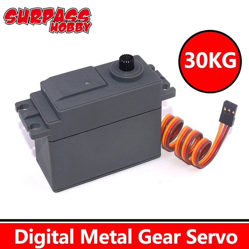 Сервопривод 30 кг металлический водонепроницаемый стальной цифровой высокий