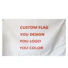 Индивидуальный флаг 100D полиэстер индивидуальный дизайн логотип имя баннер рекламное украшение