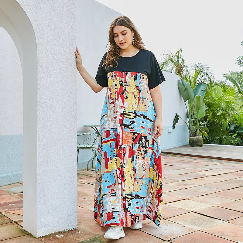 Женское пляжное платье Бохо с цветочным принтом летние платья для отпуска