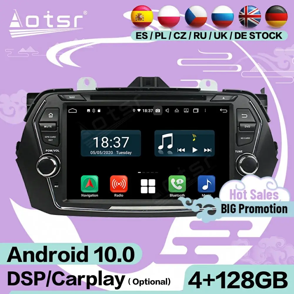 

Carplay Мультимедиа Стерео Android для Suzuki Ciaz Alivio 2015 2016 2017 2018 GPS навигация видео аудио радио приемник головное устройство