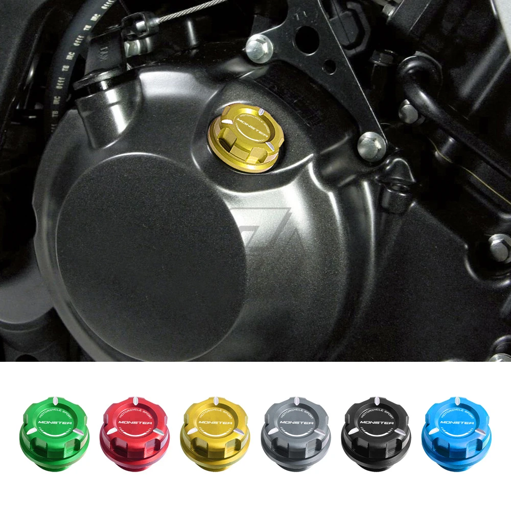 

For Ducati Monster 696 796 797 1100 EVO 821 1200 S/R Motorcycle Engine Oil Cap Bolt Screw Filler Cover