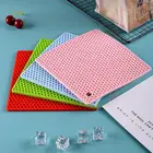 Силиконовая подставка для посуды, подставки под чашки, термостойкие подставки, коврик для микроволновой печи, нескользящая открывалка для банок, нож для чеснока, подставки под чаши