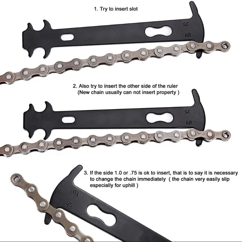 

10 Pcs Universal Bicycle Chain Repair Tools Bike Link Plier Chain Breaker Splitter Checker Practical Multipurpose Tool Set G99D