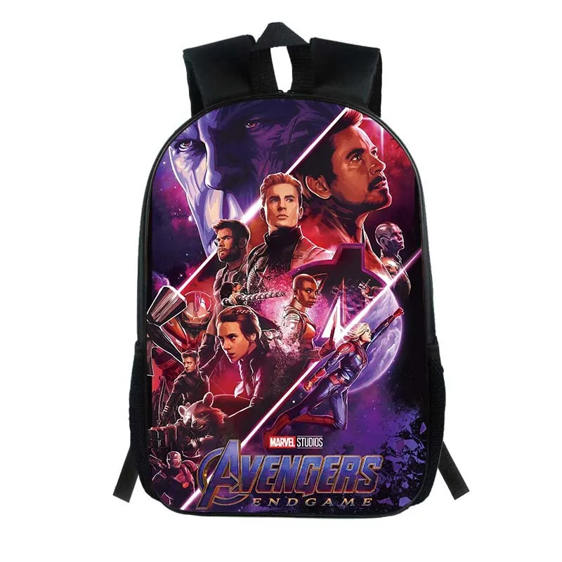 Школьный рюкзак для мальчиков, Мстители Marvel, эндгейм, 3D рюкзак, Детский рюкзак, школьная сумка, подростковые детские модные сумки для малышей