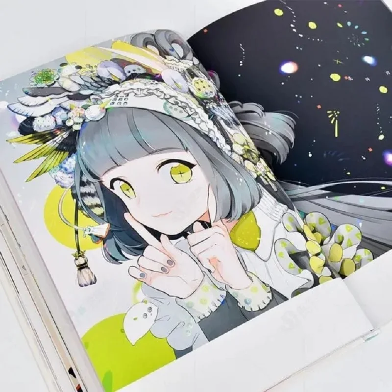 Книга с иллюстрацией красивой девушки из коллекции вопрос семь работ 1017