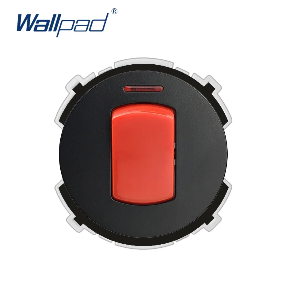Настенный переключатель для плиты Wallpad 45A 2P светодиодный двойной