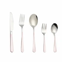 full tableware cutlery fork spoons knives set stainless steel cutlery complete silverware set dinnerware set gold free shipping