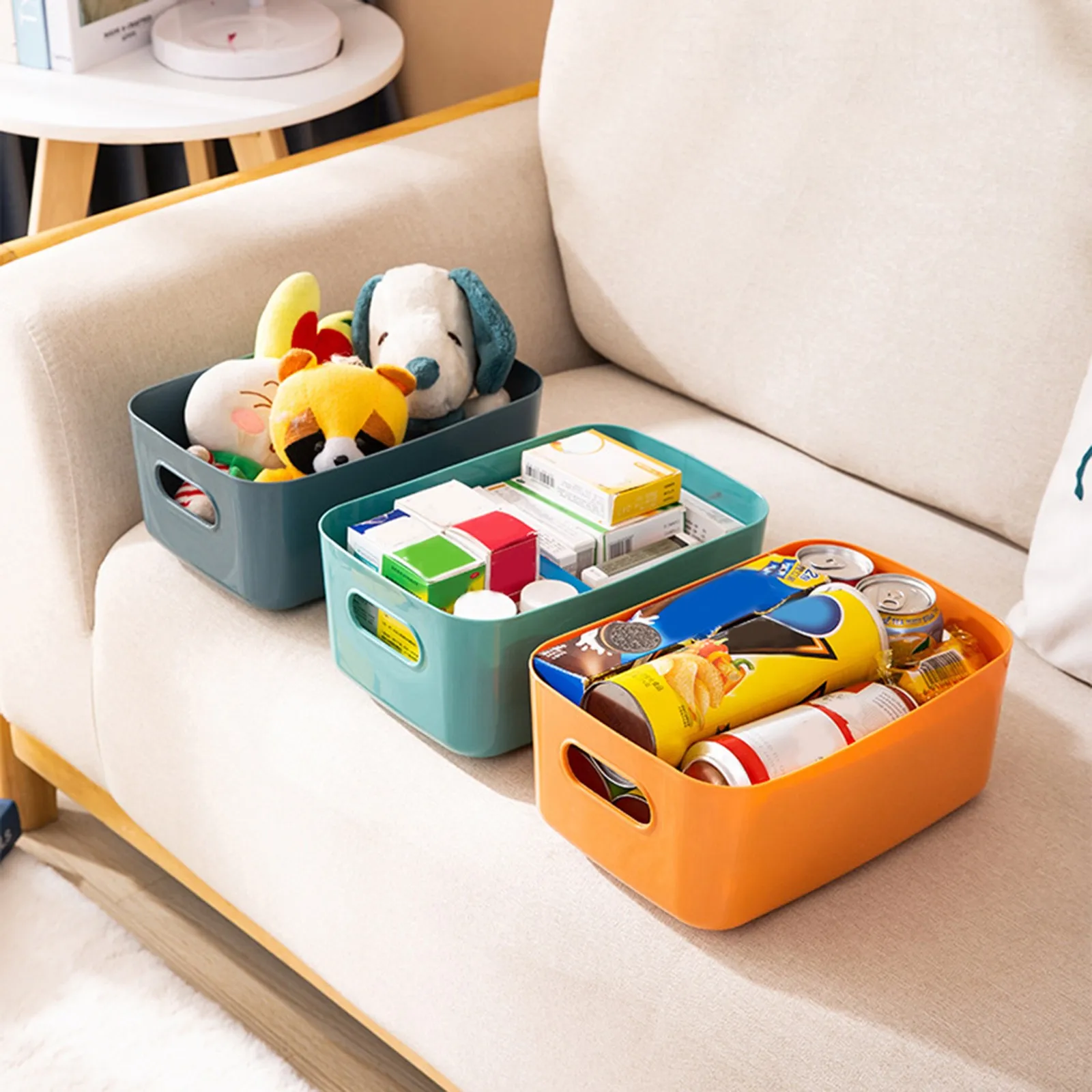 Прочие корзина для хранения студент рабочего Коробка еды перекуса Пластик