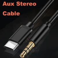 audio cable usb type c to 3 5 male aux earphone adapter type c to 3 5mm headphone converter for samsung huawei xiaomi