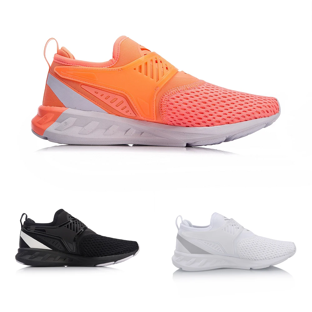 (Код обрыва) Женские беговые кроссовки Li Ning с цветной зоной прочная подкладка