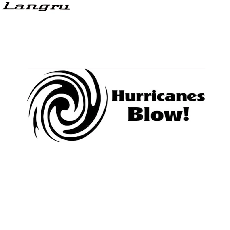 Langru Hurricanes Blow Fashion Личная творческая Наклейка стекло автомобиля грузовика