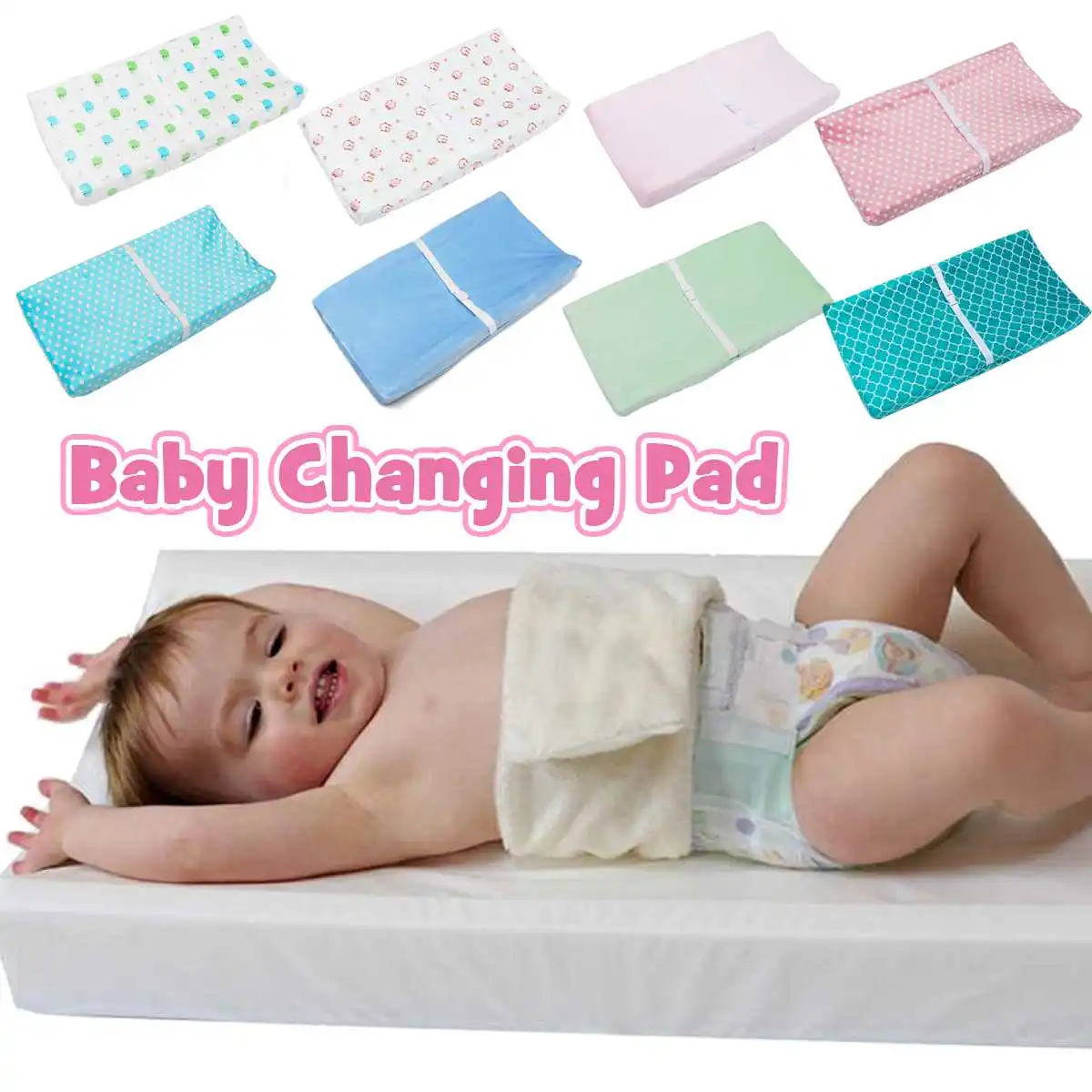 Baby Diaper Changing Mat Diaper Changing Pad Table Cover Soft Breathable Waterproof Reusable Changing Cover For Newborn Infant