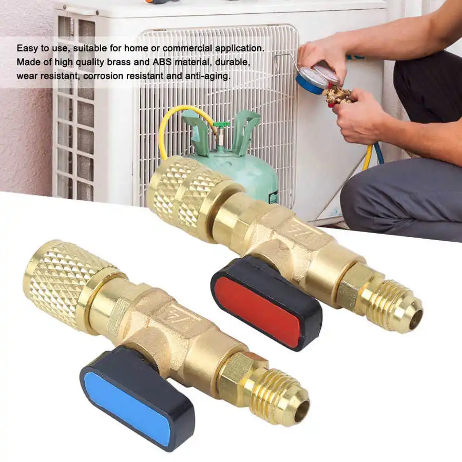 Шаровой клапан для шланга кондиционера R22 R410A | Инструменты