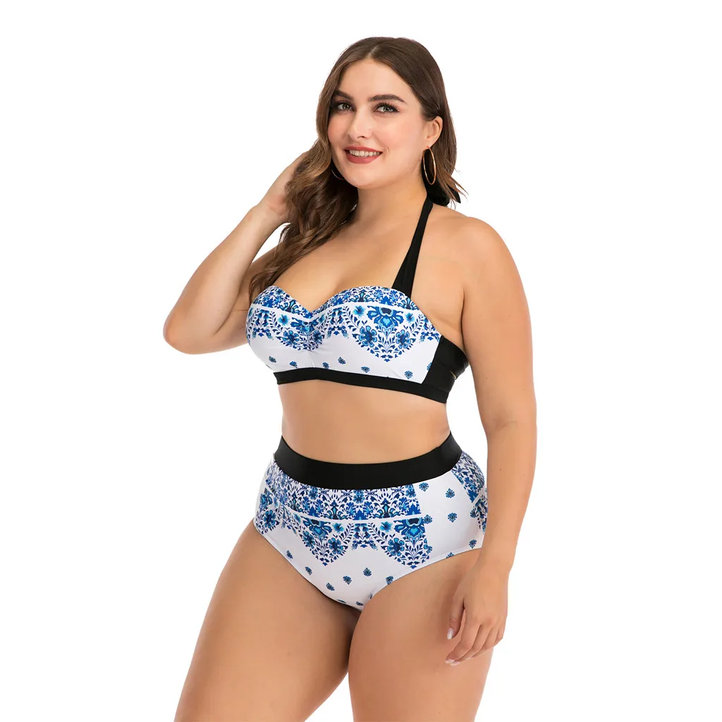 Женский купальник сексуальное бикини микро плюс размер бандаж с принтом