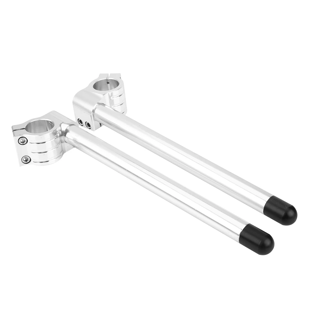 

Universal CNC Handlebar Fork Clip Ons Clipon Billet Separate Handle Bar Racer Motorcycle 50mm