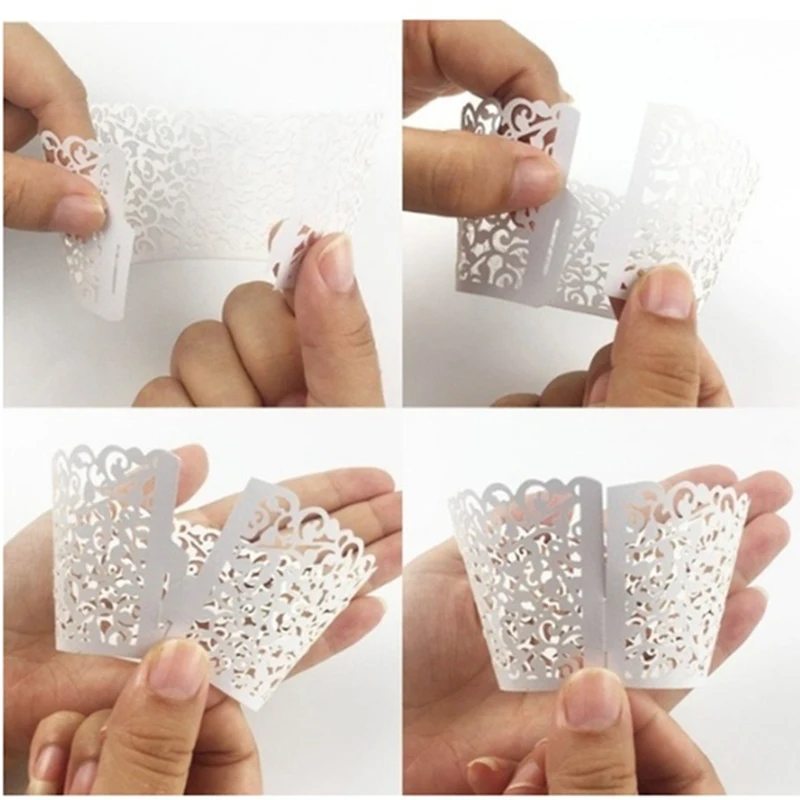 

25Pcs Cupcake Liners Wrapper Baking Cup Cake Paper Muffin Case Trays DIY Wedding Birthday Halloween Party Decoration Supplies