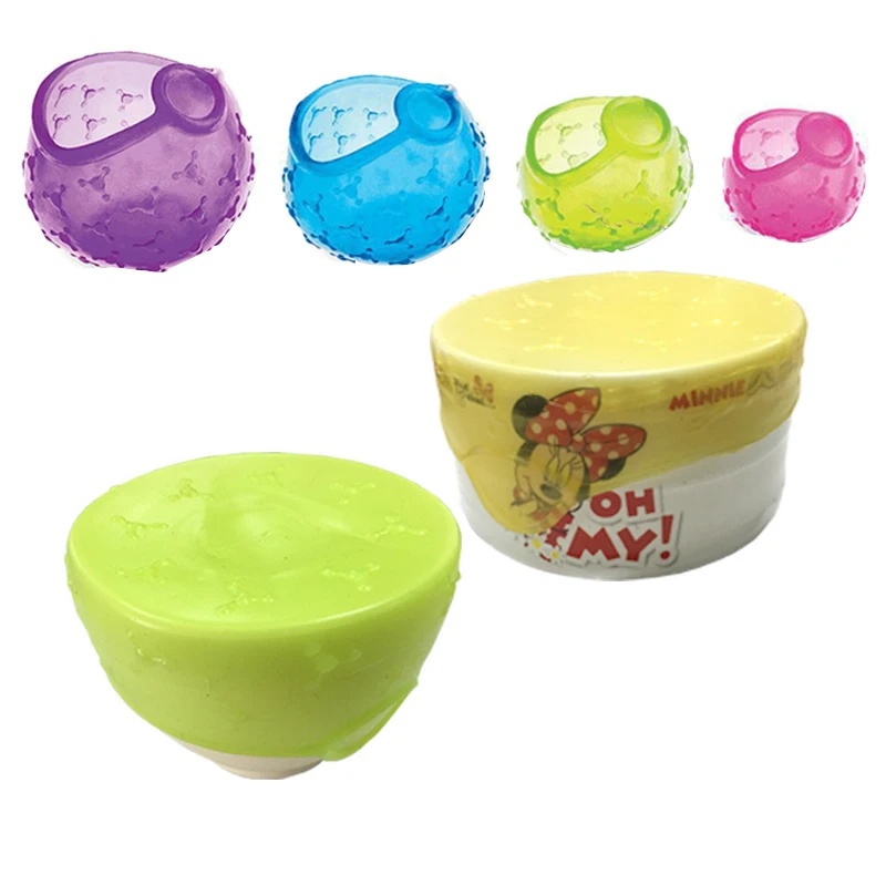 

Reusable Silicone Food Wrap 4PCS /Set Silicone Food Cover Keeping Fruit Fresh For Kitchen DinnerWare TableWare