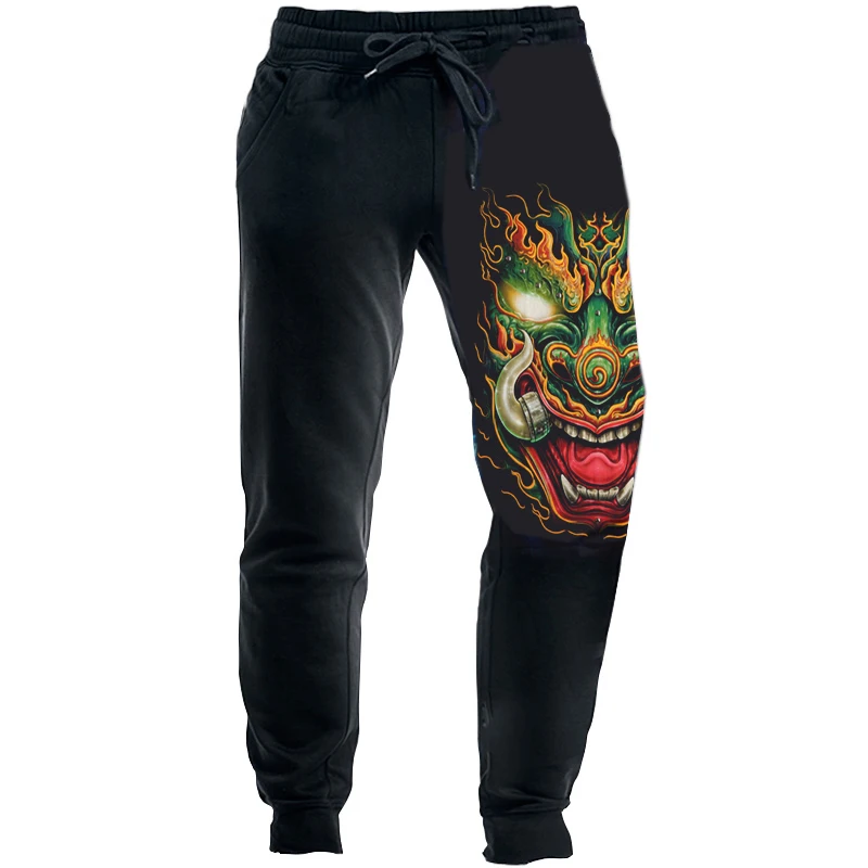 

Men Floral Joggers Gym Sport Casual Sweatpants Bodybuilding Pants Trousers W15