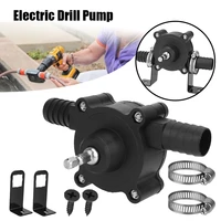 portable electric drill pump diesel oil fluid water pump mini hand self priming liquid transfer pumps home garden outdoor tool