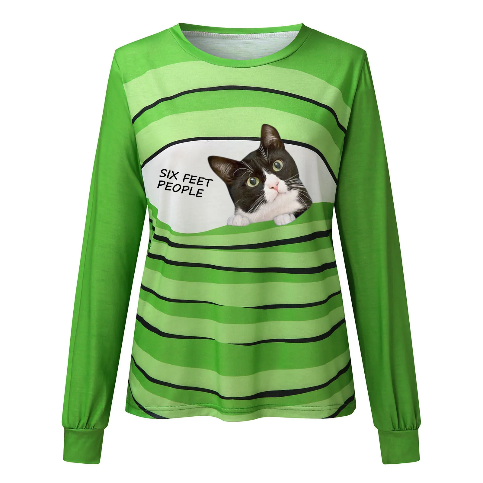 

Женская футболка с длинным рукавом, модные футболки, женские повседневные милые футболки, забавная футболка для женщин, женские топы с милы...