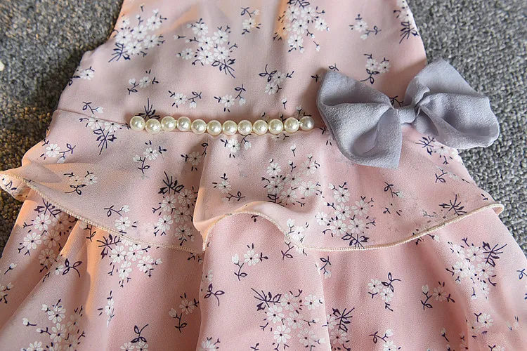 2 шт. Детские шифоновые жилеты и шорты с бантом жемчужинами | Мать ребенок