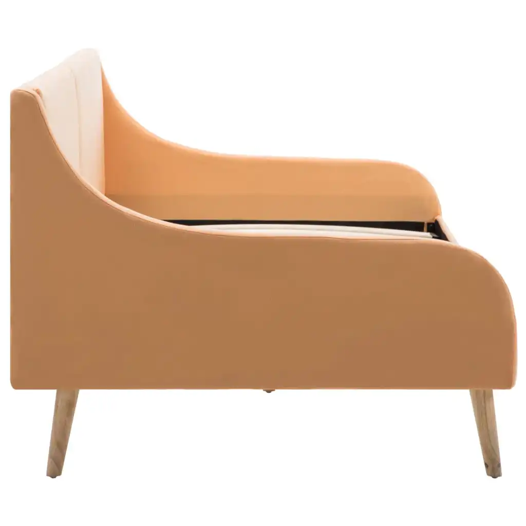 VidaXL Estructura de Sova cama tela naranja| |