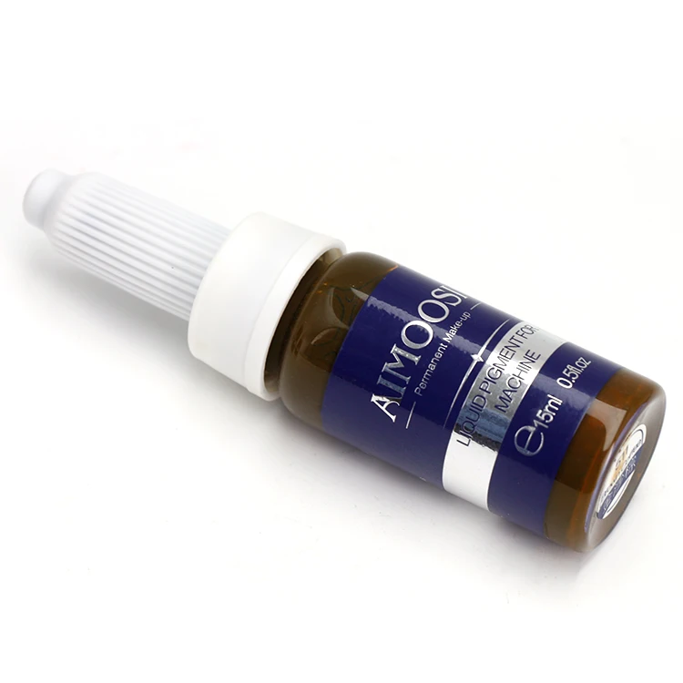 Жидкий полуперманентный пигмент Aimoosi для макияжа бровей подводки глаз тату