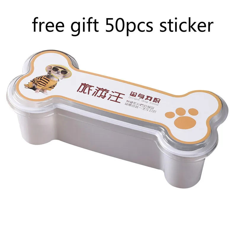 

50pcs High quality bone shape creative baking package dessert cake box birthday party favors boxes fruit pudding cup with lid