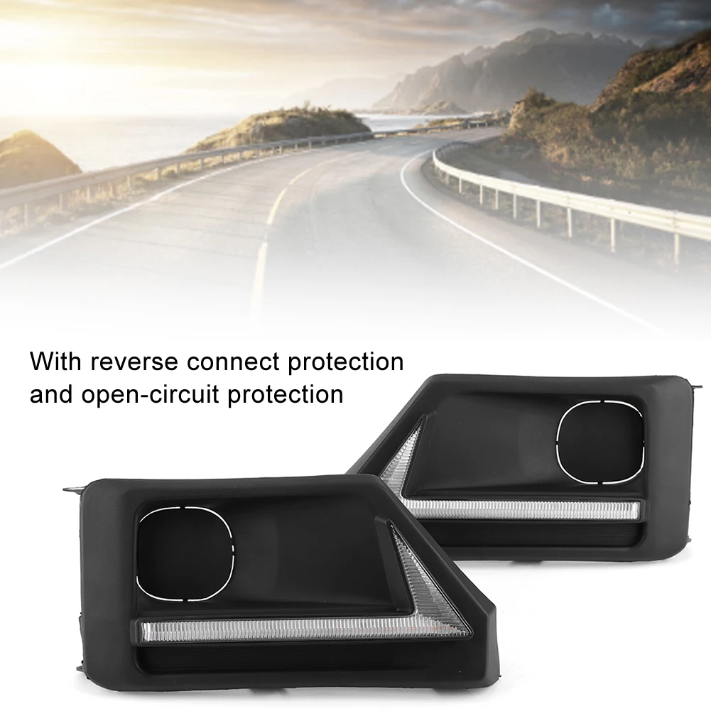 6000-6700k яркие светодиодный светодиодные дневные ходовые огни замена для Toyota RAV4